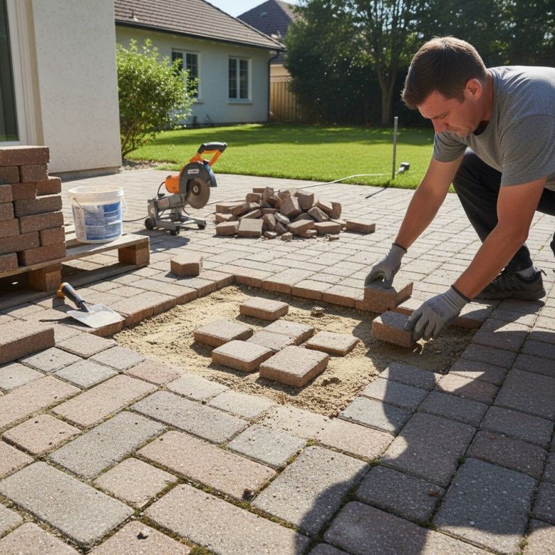 Paver Porch Repair